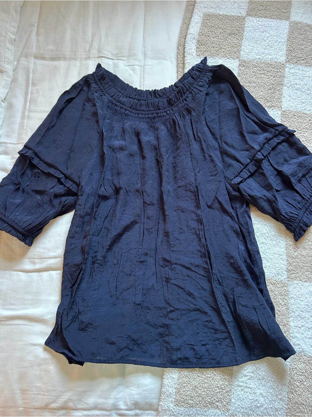 Navy Blouse
